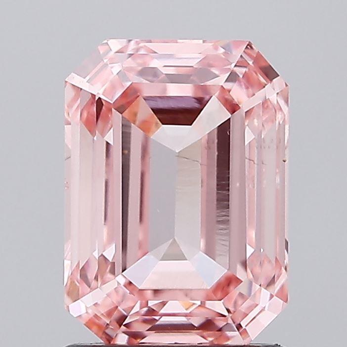 2.00 Ct. Fancy Intense Pink Emerald Lab Grown Diamond