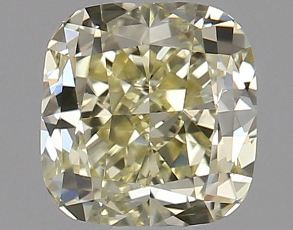 0.81 Ct. Fancy Yellow Cushion Diamond