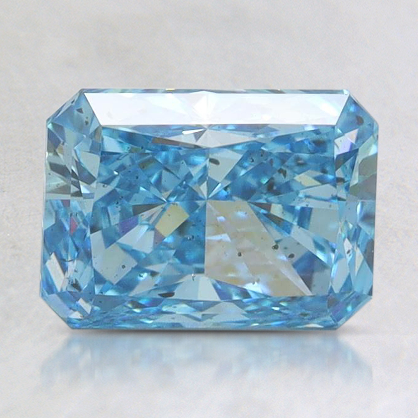 2.01 Ct. Fancy Vivid Blue Radiant Lab Created Diamond | 5949866A