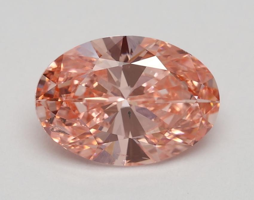 1.50 Ct. Fancy Vivid Pink Oval Lab Grown Diamond