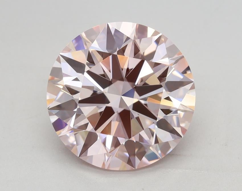 2.70 Ct. Fancy Pink Round Lab Grown Diamond