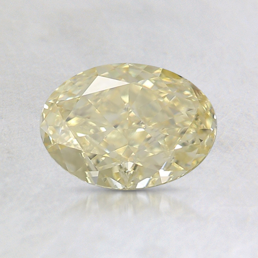 0.92 Ct. Fancy Yellow Oval Diamond