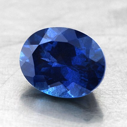 9.5x7.5mm Blue Oval Sapphire