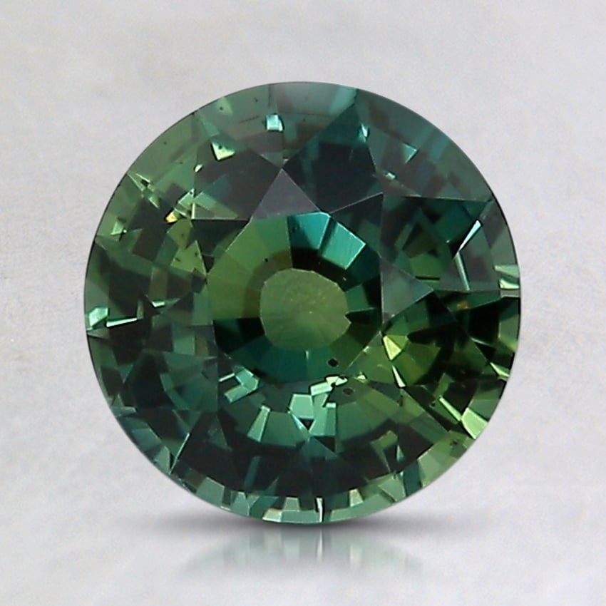 7.3x7.2mm Unheated Parti-Color Round Sapphire