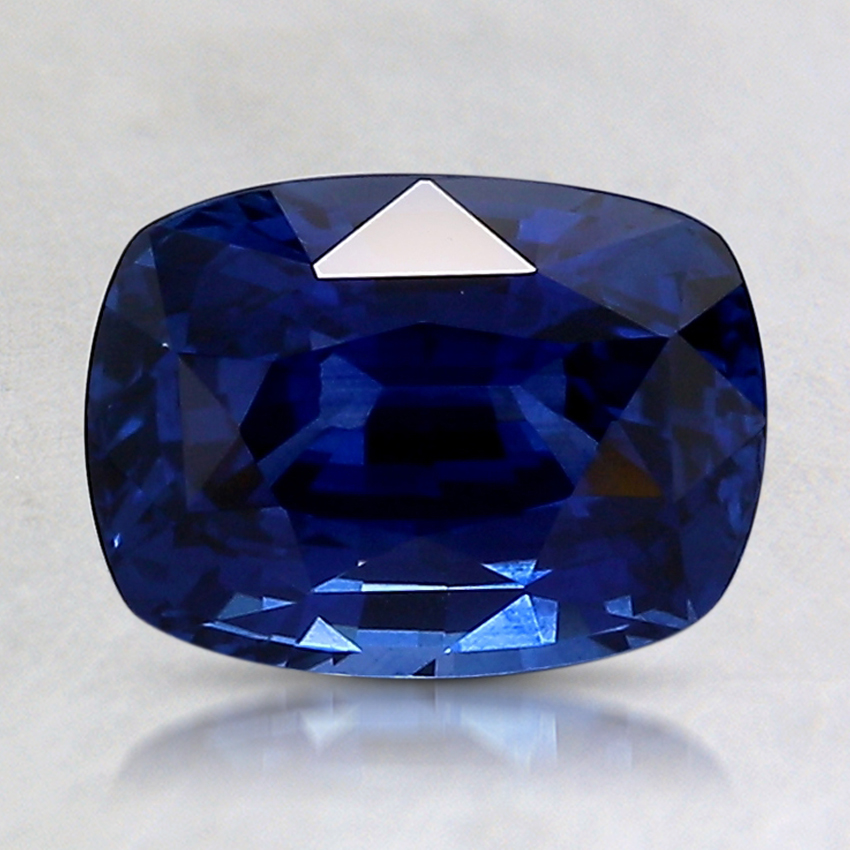 8.1x6mm Premium Blue Cushion Sapphire