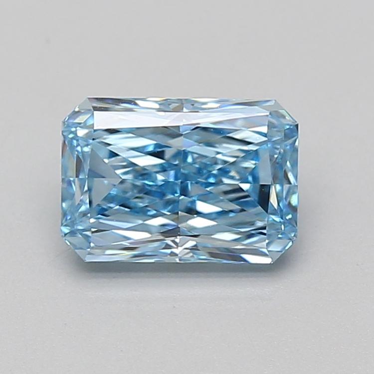 1.59 Ct. Fancy Vivid Blue Radiant Lab Grown Diamond