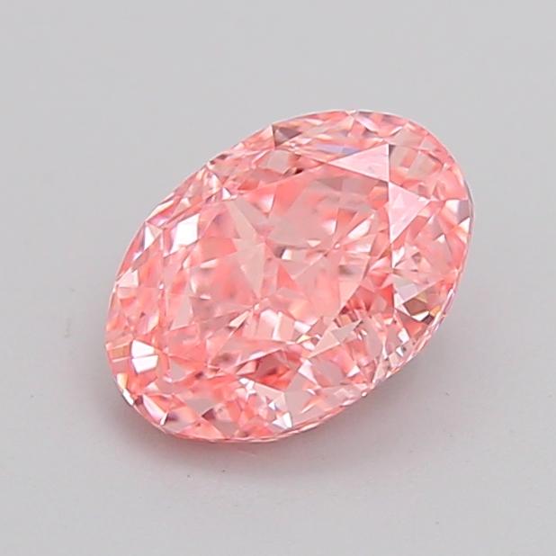 1.05 Ct. Fancy Vivid Pink Oval Lab Grown Diamond