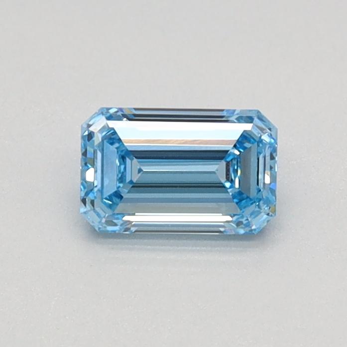 0.34 Ct. Fancy Intense Blue Emerald Lab Grown Diamond