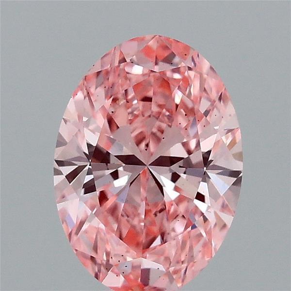 1.10 Ct. Fancy Vivid Pink Oval Lab Grown Diamond