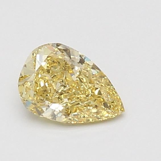 0.58 Ct. Fancy Intense Yellow Pear Lab Grown Diamond