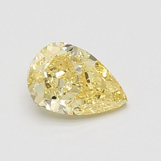 0.53 Ct. Fancy Intense Yellow Pear Lab Grown Diamond