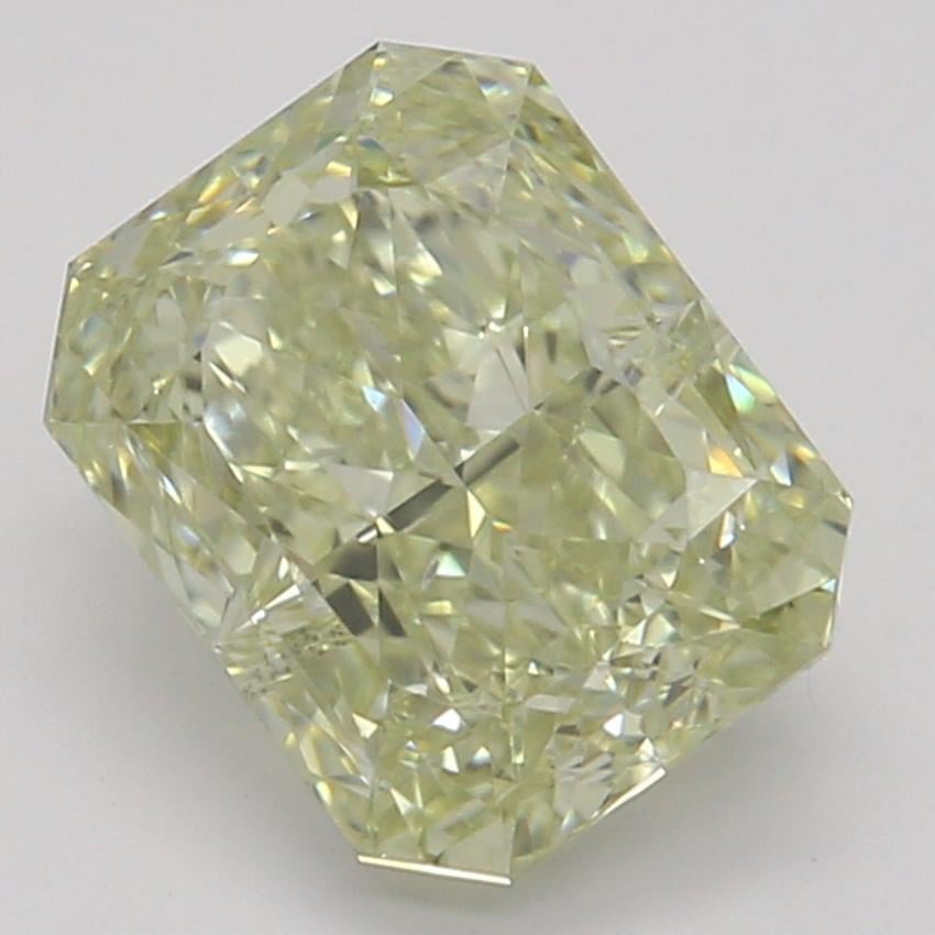 1.04 Ct. Fancy Grayish Greenish Yellow Radiant Diamond