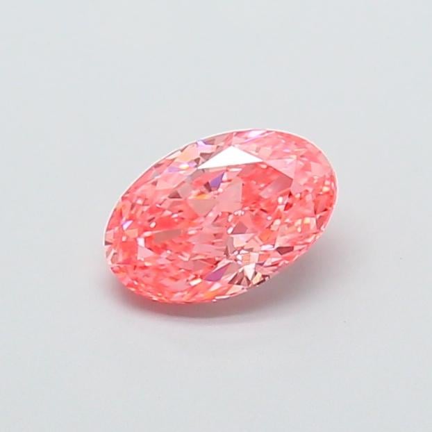 1.33 Ct. Fancy Vivid Pink Oval Lab Grown Diamond