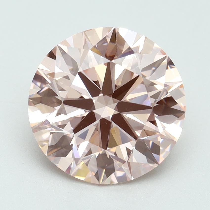 3.32 Ct. Fancy Intense Pink Round Lab Grown Diamond