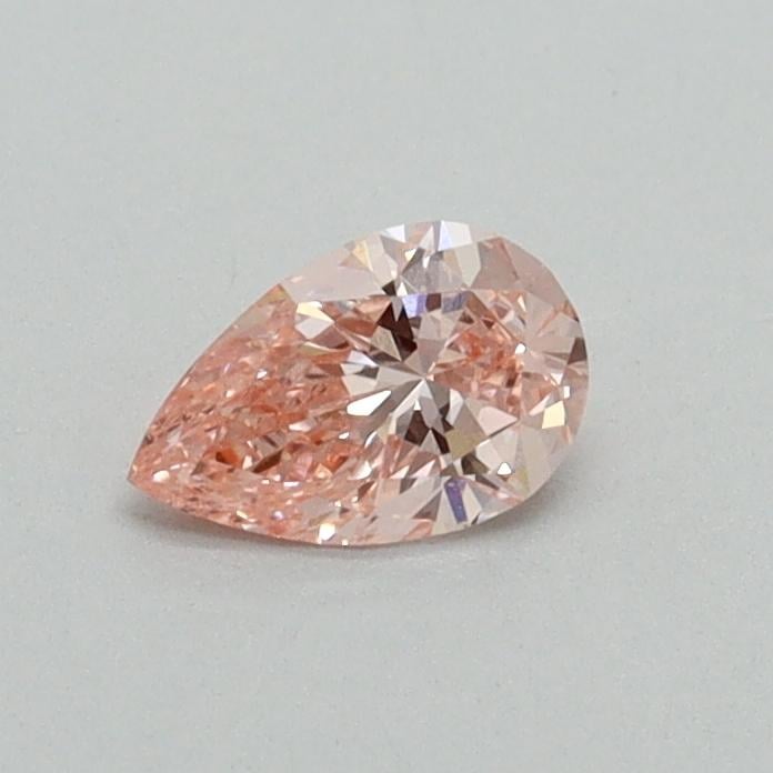 0.30 Ct. Fancy Vivid Pink Pear Lab Grown Diamond