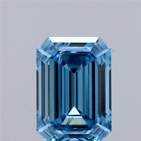 1.02 Ct. Fancy Vivid Blue Emerald Lab Grown Diamond
