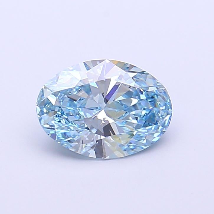 1.06 Ct. Fancy Blue Oval Lab Grown Diamond
