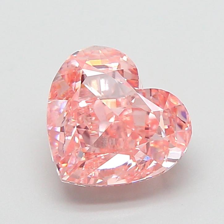 2.49 Ct. Fancy Pink Heart Lab Grown Diamond