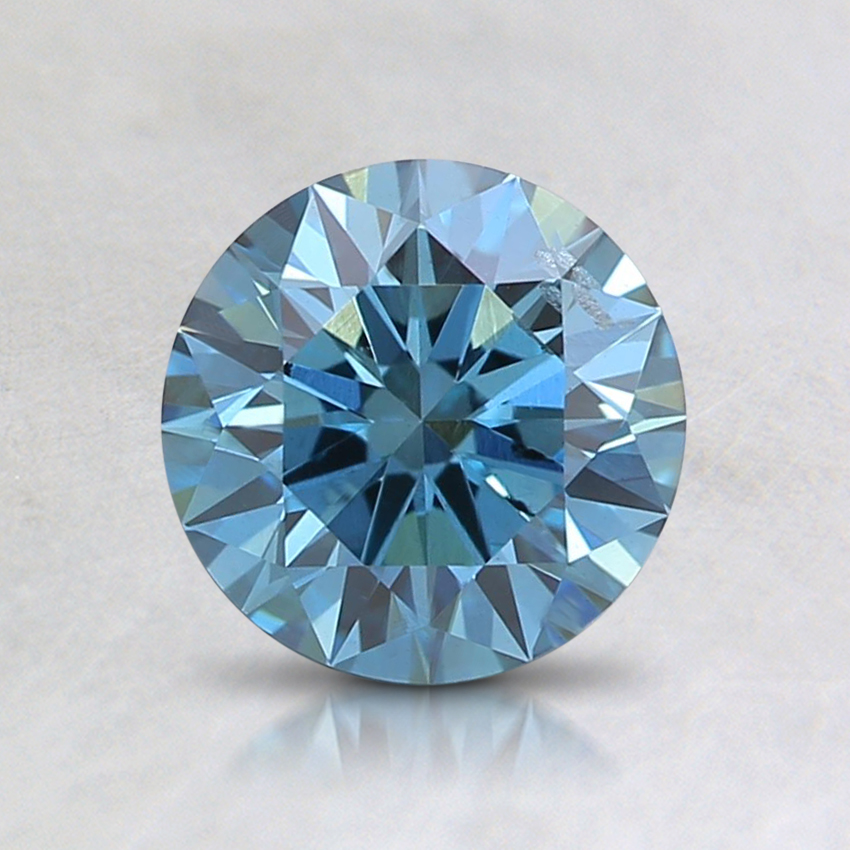 0.93 Ct. Fancy Deep Blue Round Lab Grown Diamond