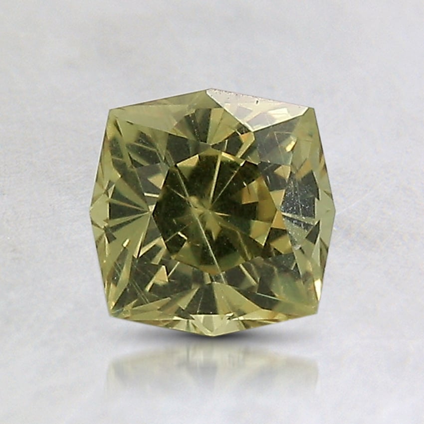 5.9mm Unheated Yellow Modified Cushion Tanzanian Sapphire