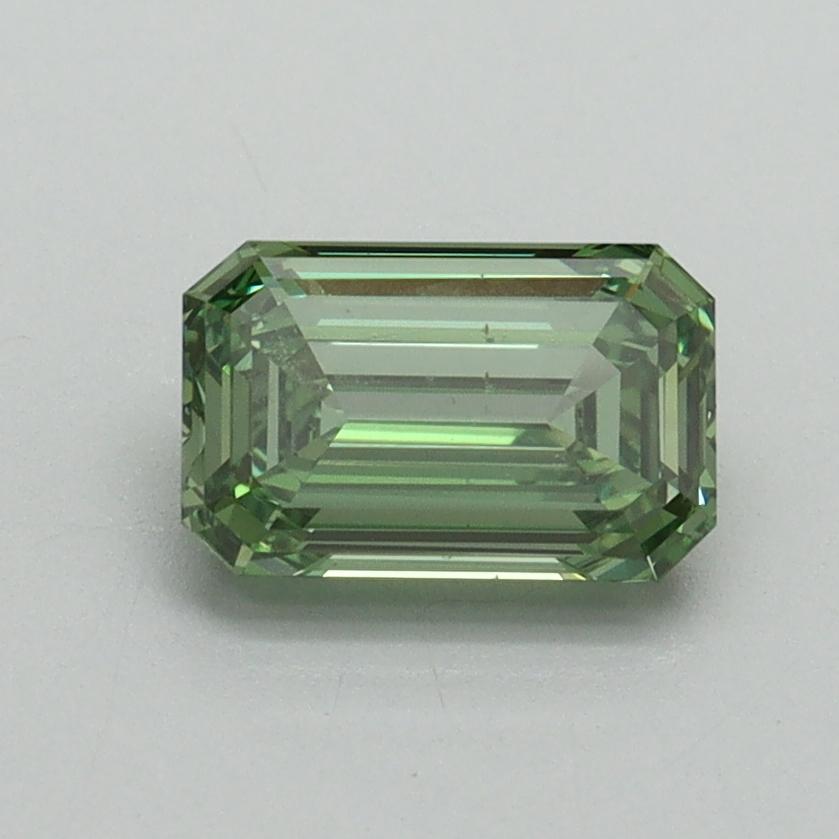 1.01 Ct. Fancy Vivid Green Emerald Lab Grown Diamond