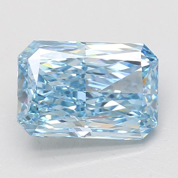 3.02 Ct. Fancy Vivid Blue Radiant Lab Grown Diamond
