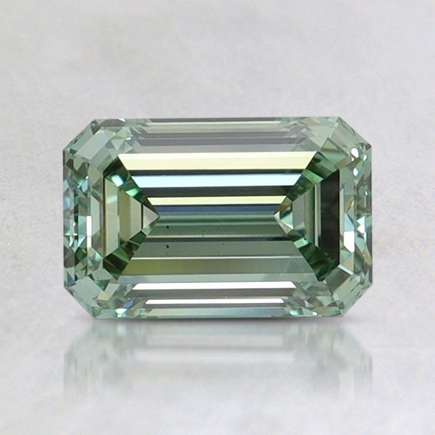 1.06 Ct. Fancy Intense Pacific Green Emerald Lab Grown Diamond