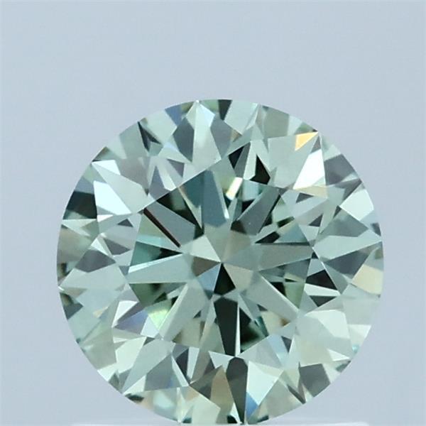 1.06 Ct. Fancy Intense Green Round Lab Grown Diamond