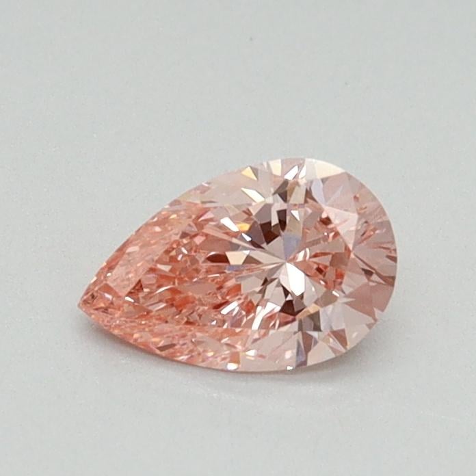 0.40 Ct. Fancy Vivid Pink Pear Lab Grown Diamond