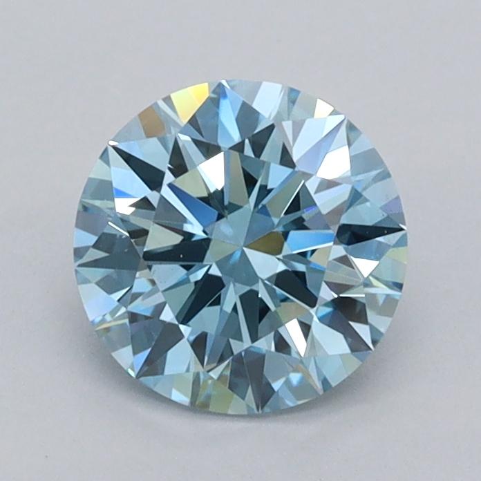 1.02 Ct. Fancy Vivid  Blue Round Lab Grown Diamond