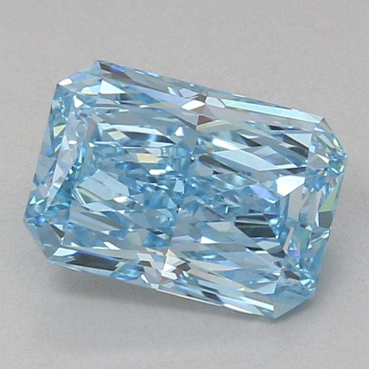 3.06 Ct. Fancy Vivid Blue Radiant Lab Grown Diamond