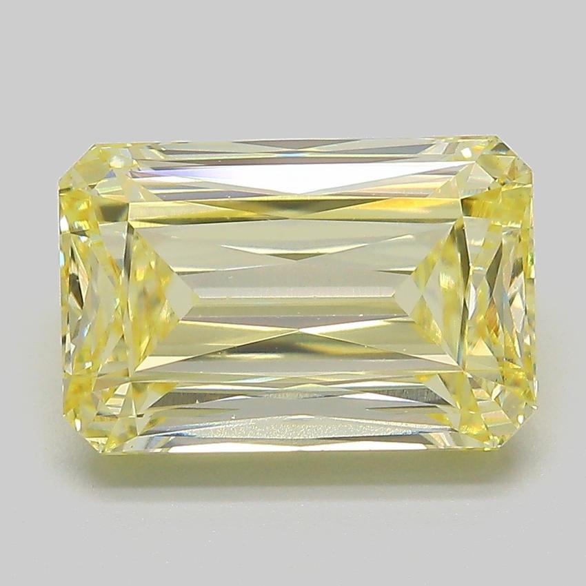 5.00 Ct. Fancy  Yellow Radiant Lab Grown Diamond