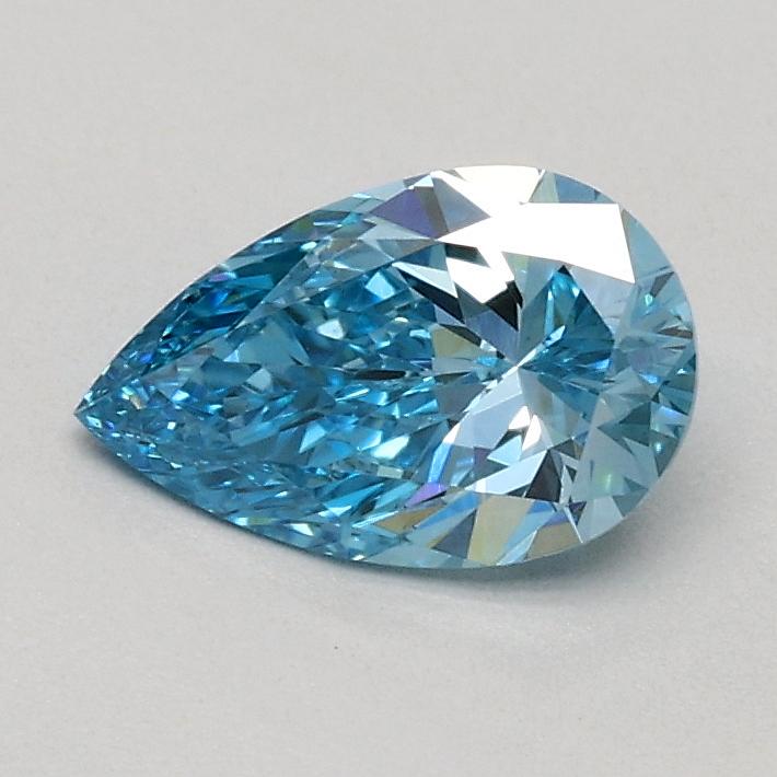 0.50 Ct. Fancy Vivid Blue Pear Lab Grown Diamond