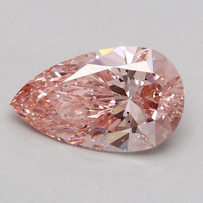 0.56 Ct. Fancy Intense Pink Pear Lab Grown Diamond