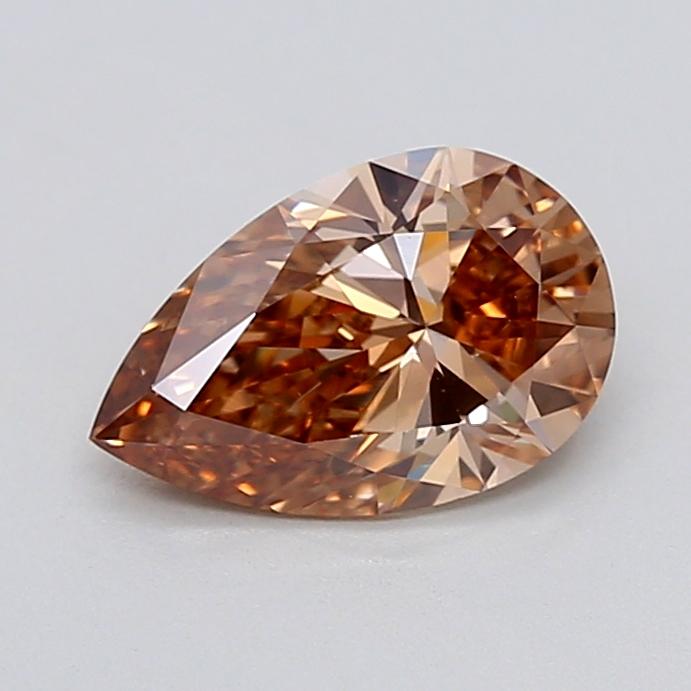1.07 Ct. Fancy Light  Brown Pear Lab Grown Diamond