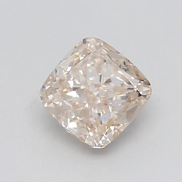 0.36 Ct. Very Light  Brown Cushion Lab Grown Diamond