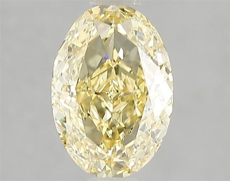 1.58 Ct. Fancy Intense Yellow Oval Lab Grown Diamond