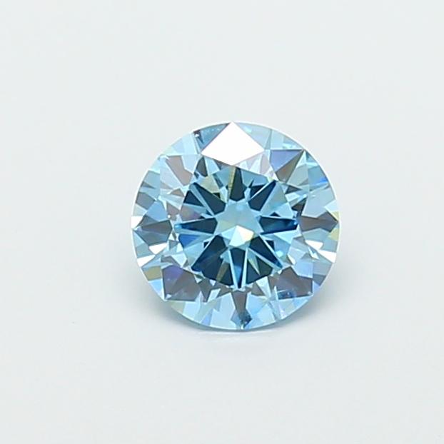 1.01 Ct. Fancy Vivid Blue Round Lab Grown Diamond