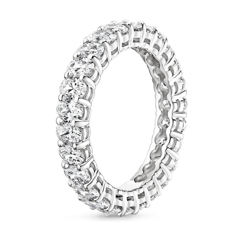 Oval Eternity Diamond Ring (2 ct. tw.) in Platinum