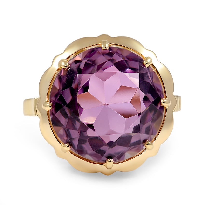Art Deco Amethyst Cocktail Ring