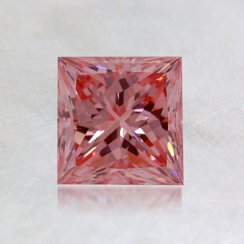 1.05 ct. Lab Grown Fancy Intense Pink Princess Diamond