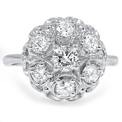 Retro Diamond Vintage Ring