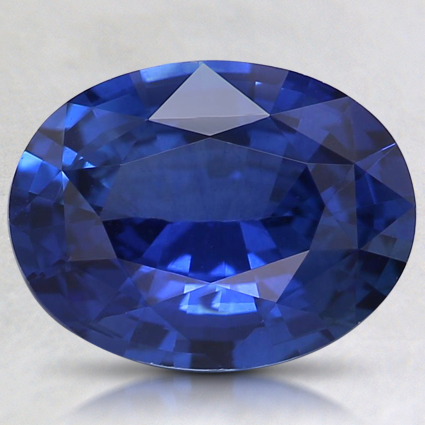9.1x7mm Premium Blue Oval Sapphire