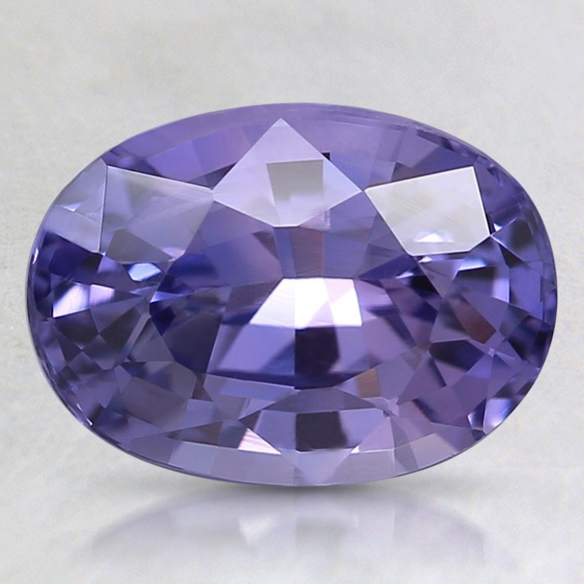 9.3x6.7mm Unheated Purple Oval Sapphire