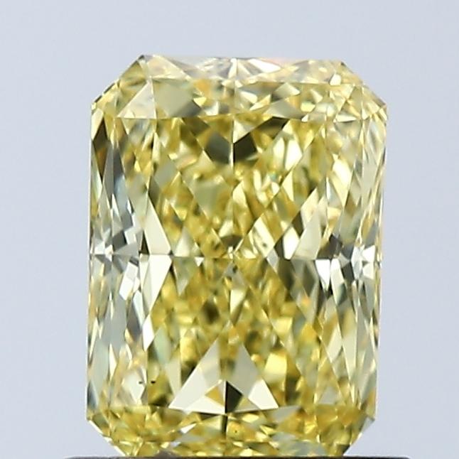 1.07 Ct. Fancy Vivid Yellow Radiant Lab Grown Diamond