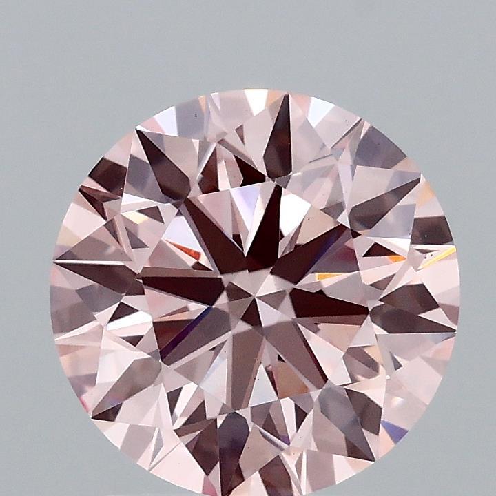 2.05 Ct. Fancy Intense Pink Round Lab Grown Diamond