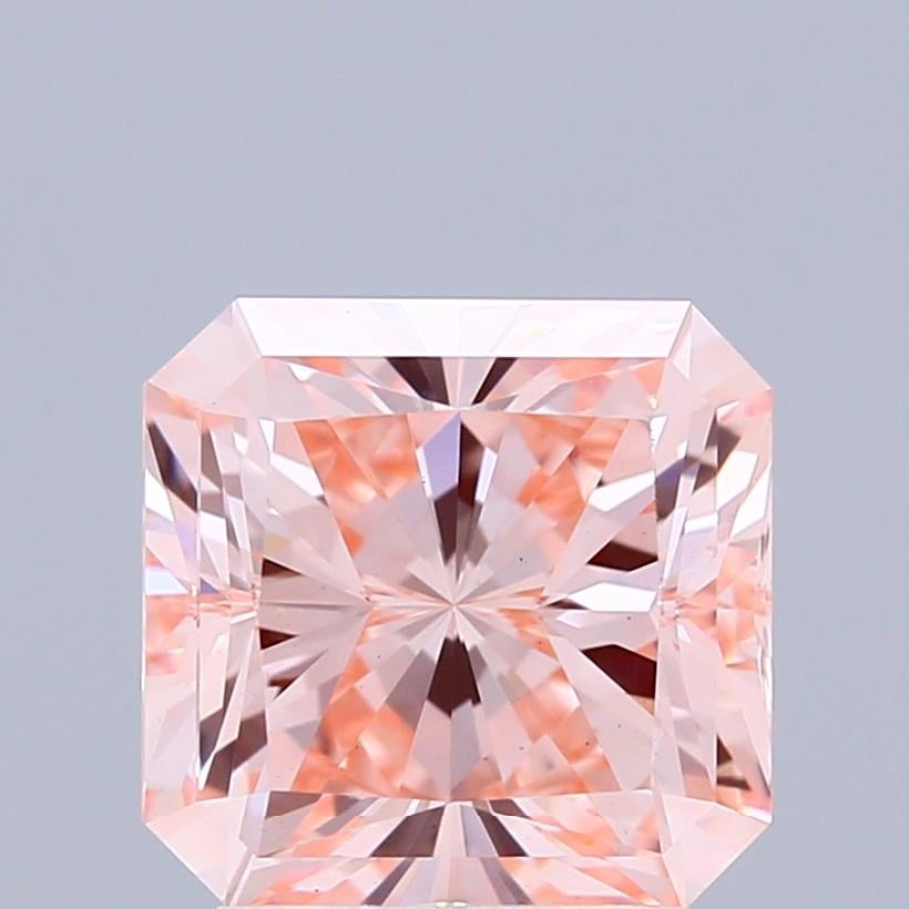 2.00 Ct. Fancy Intense Pink Radiant Lab Grown Diamond