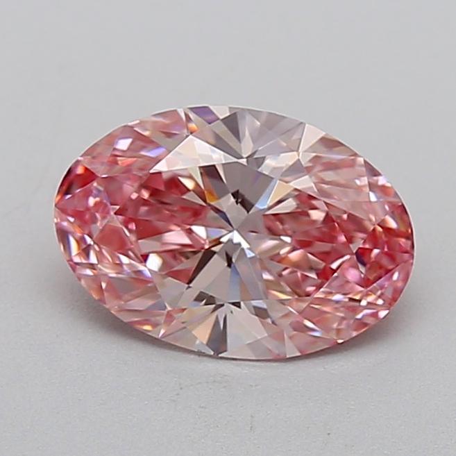 1.13 Ct. Fancy Intense  Pink Oval Lab Grown Diamond