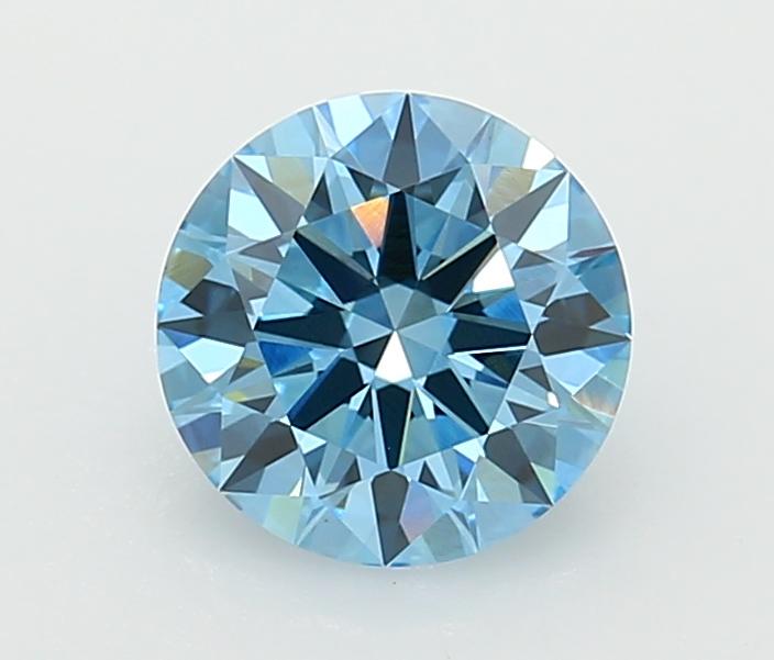 1.43 Ct. Fancy Vivid  Blue Round Lab Grown Diamond