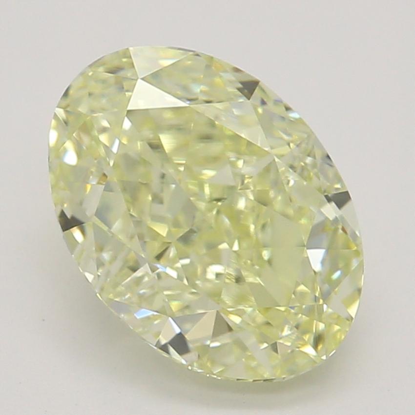 1.30 Ct. Fancy Light Yellow Oval Diamond